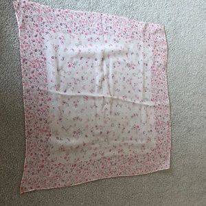 Talbots rayon scarf. 21 x 21. Square rayon